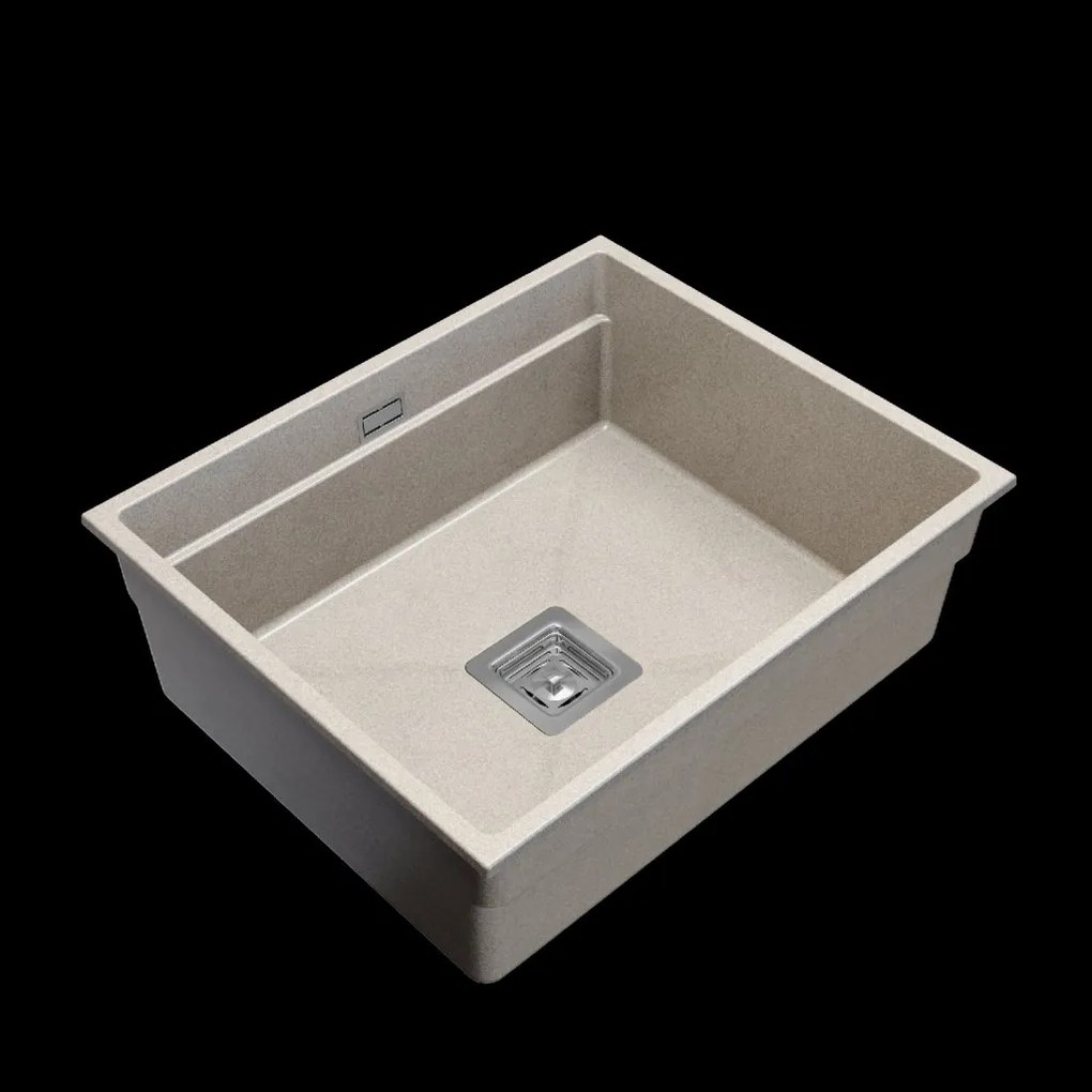 Gamma Decor 6050, 1-komorový granitový drez 600x500x220 mm, béžová, GMA-ZLE000111