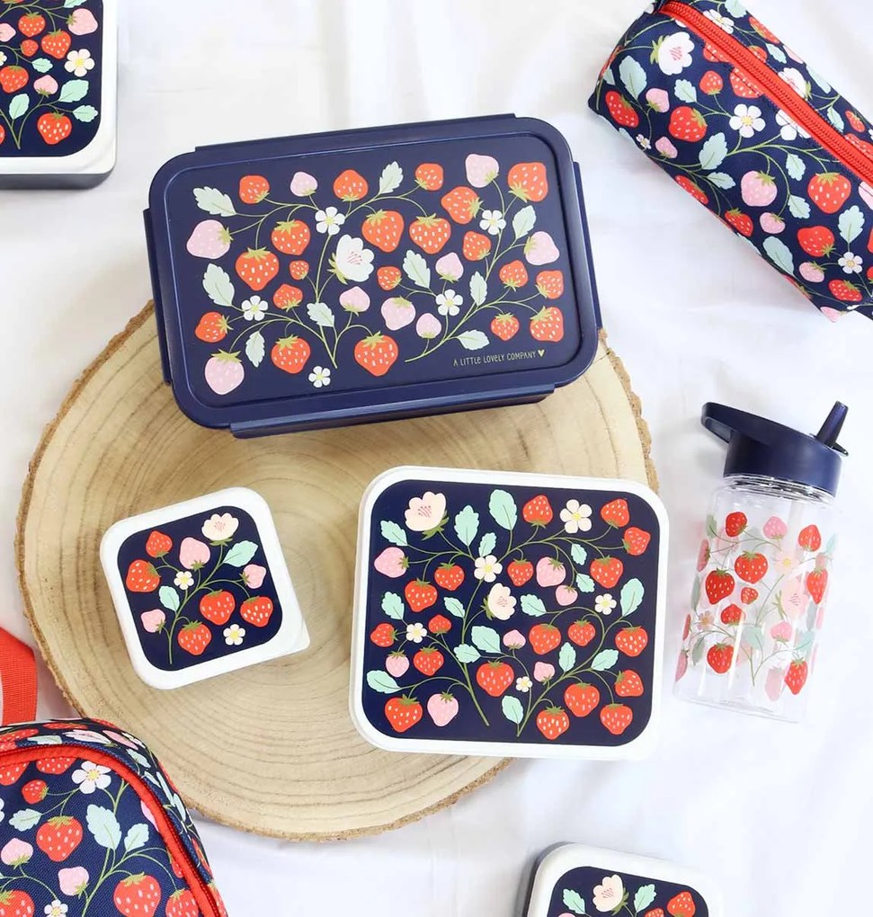 A Little Lovely Company - fľaša na pitie - jahody