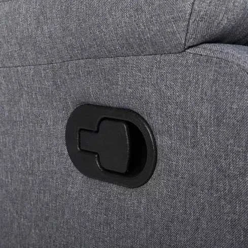 LuxuryForm DESIGN Televízne kreslo CARLOS s polohovaním - sivé
