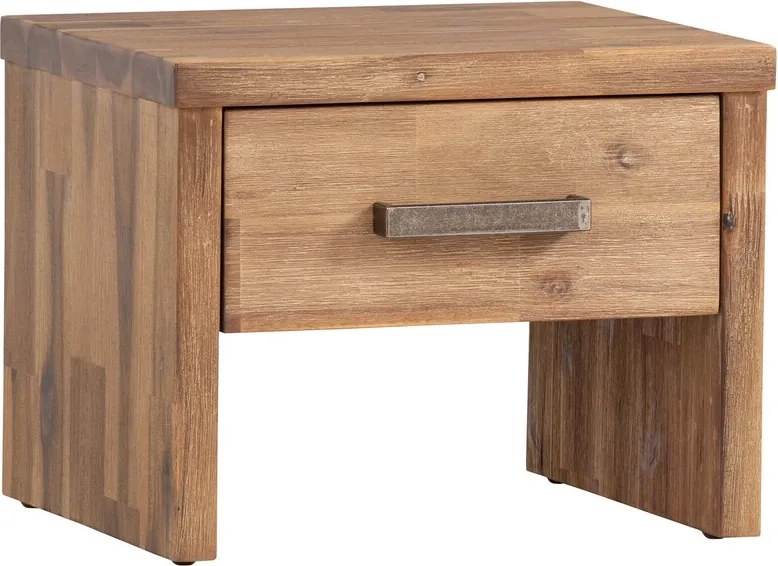 Dizajnový nočný stolík z masívu Pune Akácia 40cm