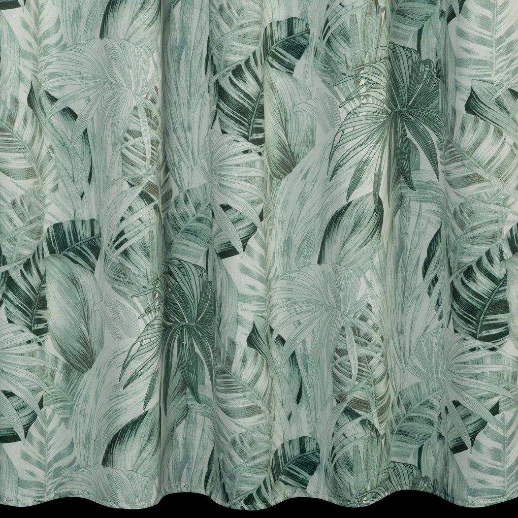 ZATEMŇOVACÍ ZÁVES NA PÁSKE NINA 140X270 CM LISTY