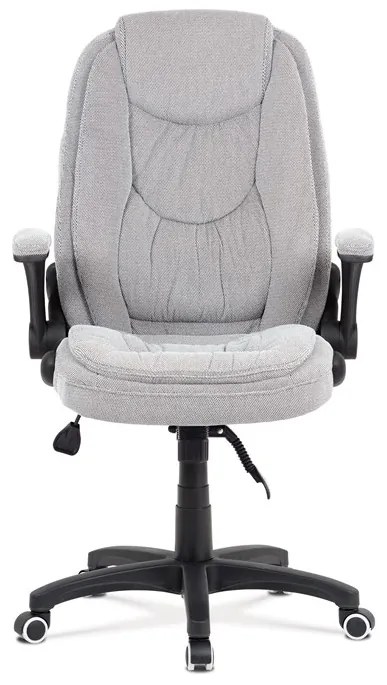 BONTEC Kancelárske kreslo, synchrónny mechanizmus, strieborná látka, KA-G303 SIL2 Farba: Strieborná