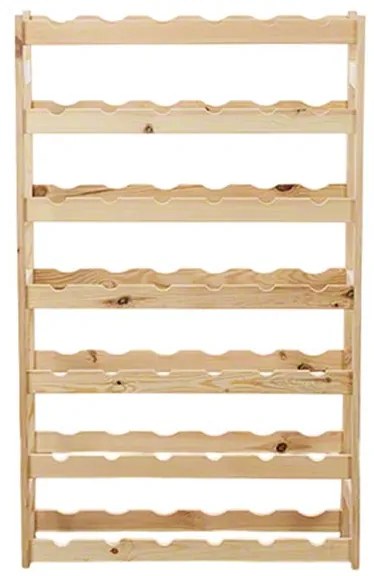 ATMOWOOD Drevený regál na víno - 42 fliaš