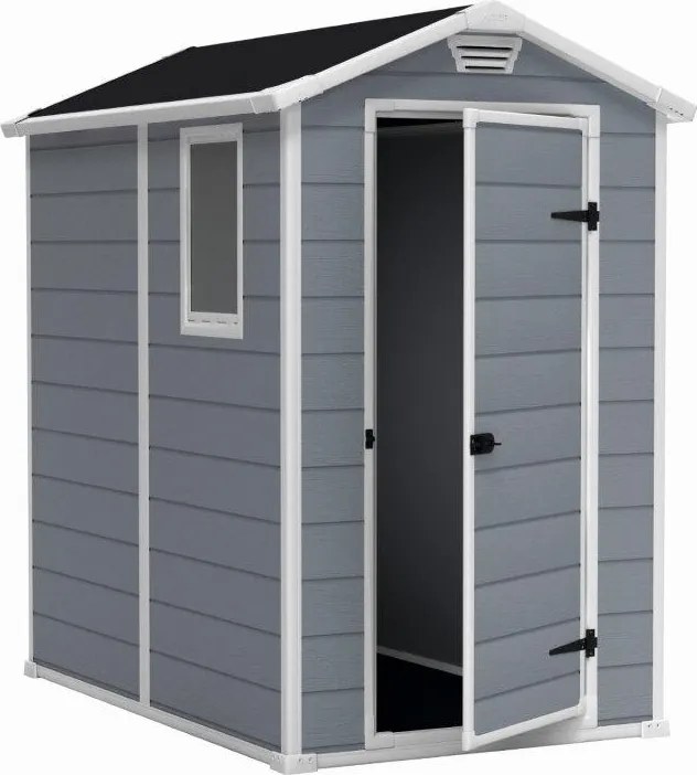 Záhradný domček Keter MANOR 4 x 6 šedý, s podlahou