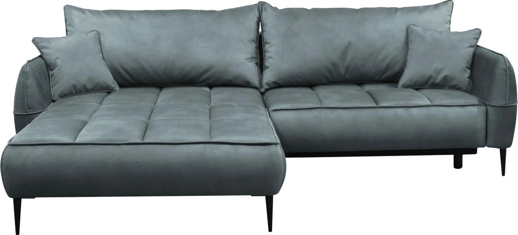 XXXLutz ROHOVÁ SEDAČKA, textil, modrá MID.YOU - Sedačky - 001574002806