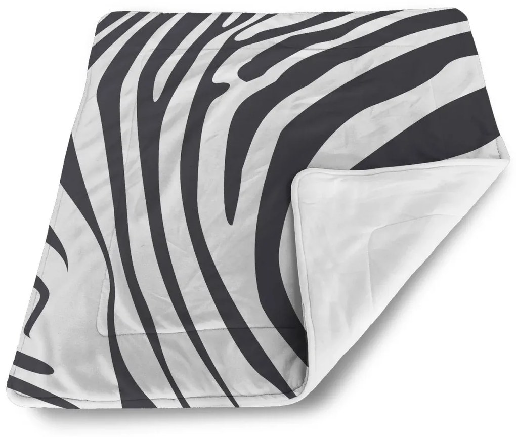 Sablio Deka pre bábätko Vzor zebry - 90x120 cm