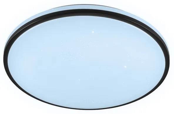 Livarno home Stropné LED svietidlo s efektom hviezdnej oblohy (s čiernym lemom) (100366535)