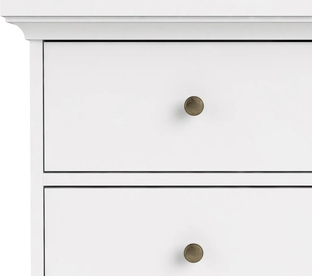 Písací stôl Provine biely