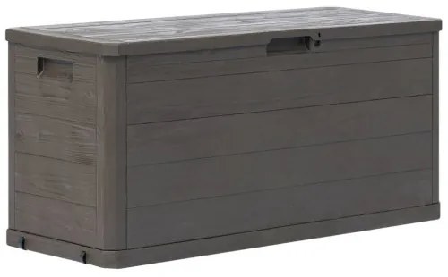 vidaXL Záhradný úložný box hnedý 280 l-