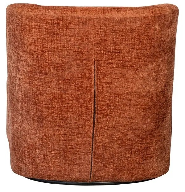 Oranžové zamatové kreslo Atty – WOOOD