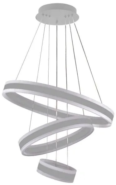 LED Stmievateľný luster na lanku LED/165W/230V 3000-6500K + diaľkové ovládanie