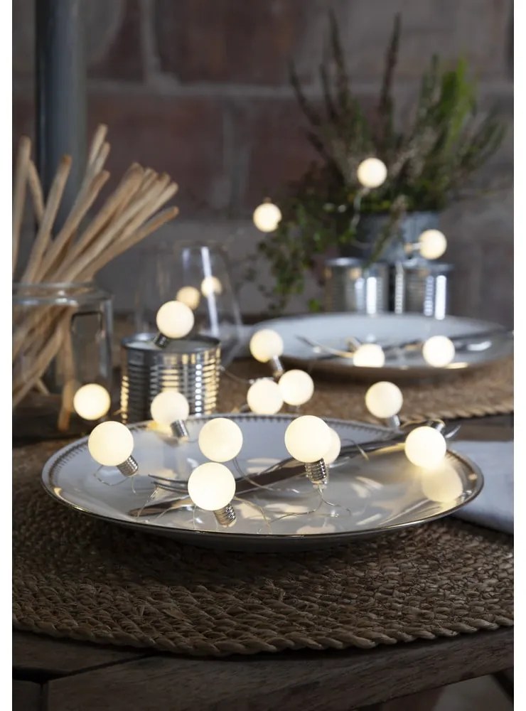 Svetelná reťaz počet žiaroviek 20 ks na baterky dĺžka 300 cm Mini Glow – Star Trading