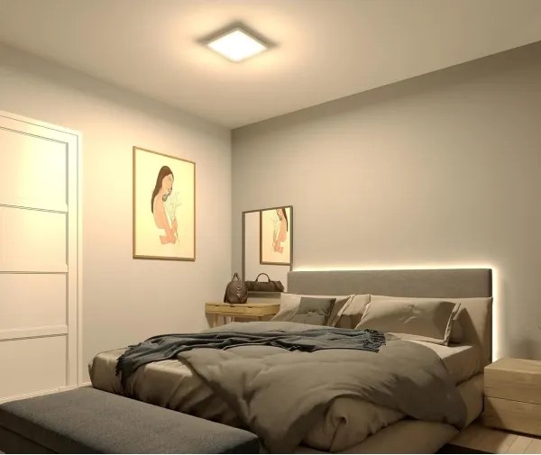 Philips - stmievateľné LED stropné svietidlo LED/15W/230V 2700K 39,5x39,5 cm