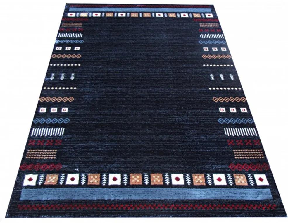 Luxusný kusový koberec Gabbei modrý 200x290, Velikosti 200x290cm