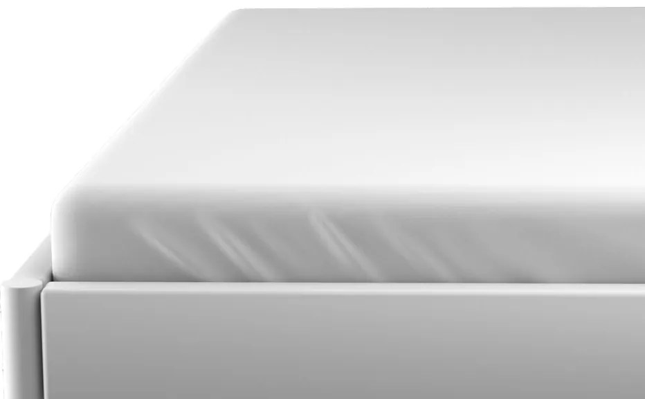 Jersey plachta do detskej postieľky biela 60x120 cm