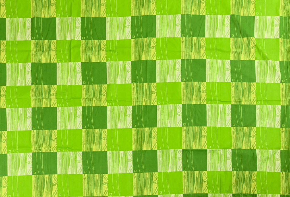Bavlnené obliečky SONKA zelené Rozmer obliečky: 70 x 90 cm | 140 x 200 cm