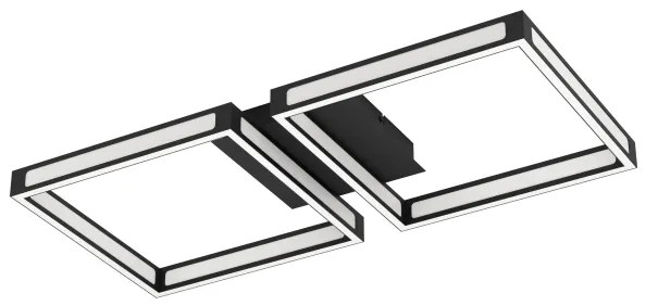 Eglo 99788 - LED Stropné svietidlo ALTAFLOR 2xLED/11,2W/230V čierna
