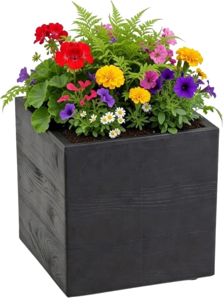 Květináč na kolečkách BETONIQUE 30x30 cm - výber z 8 prevedení