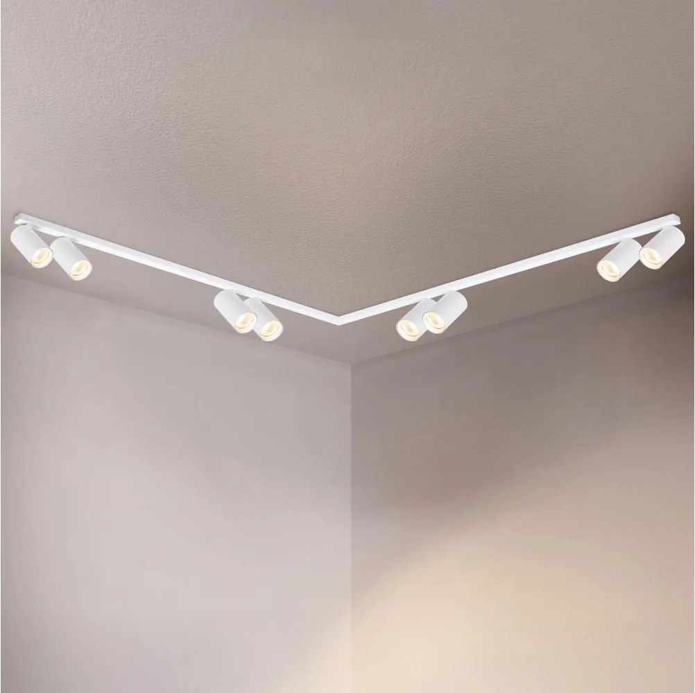 Brilagi - Bodové svietidlo SELE LONG 8xGU10/30W/230V biela