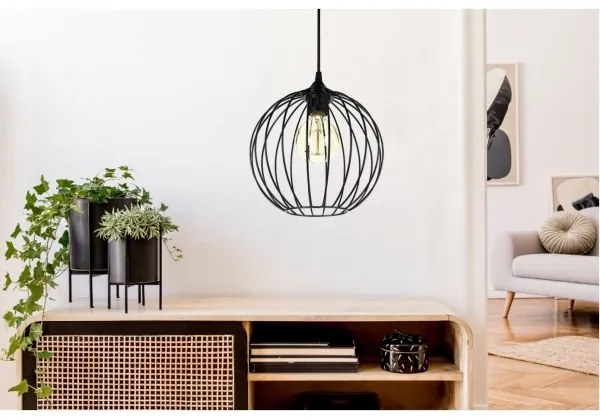 Luster na lanku MATT 1xE27/60W/230V