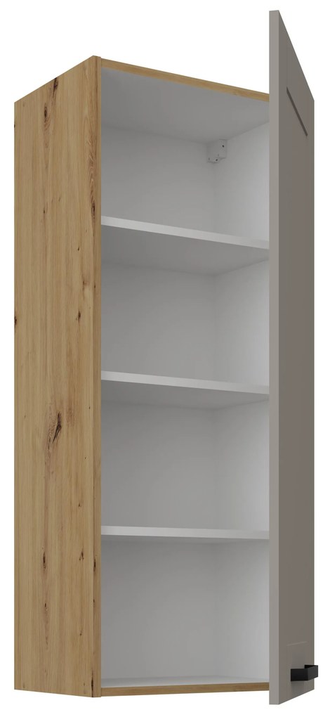 Horná kuchynská skrinka Lucid 45 G-108 1F (korpus: dub artisan + front: mdf claygrey). Vlastná spoľahlivá doprava až k Vám domov. 1134706