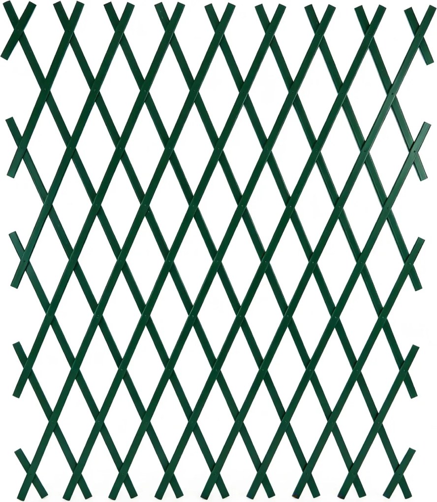 Skladacia záhradná mriežka na kvety BestBerg BBGD-ET2 / 1 × 2 m / 2 ks / zelená