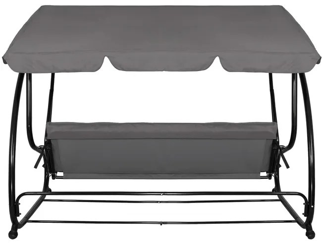 Záhradná hojdačka LINDA SPRINGOS GS0003-sivá