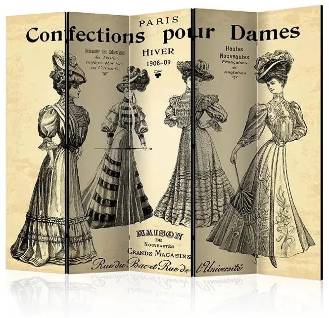 Paraván - Confections pour Dames II [Room Dividers] Veľkosť: 225x172, Verzia: Jednostranný