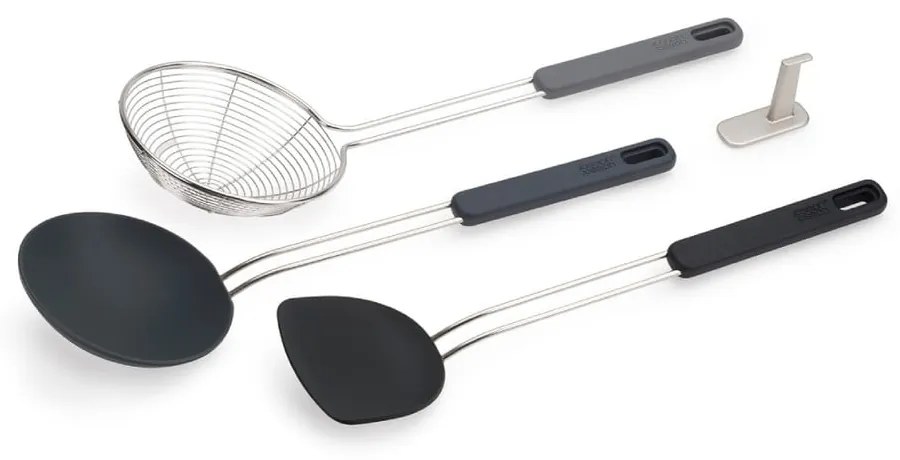 Antikoro súprava kuchynského náčinia 3 ks Fusion Wok Set – Joseph Joseph