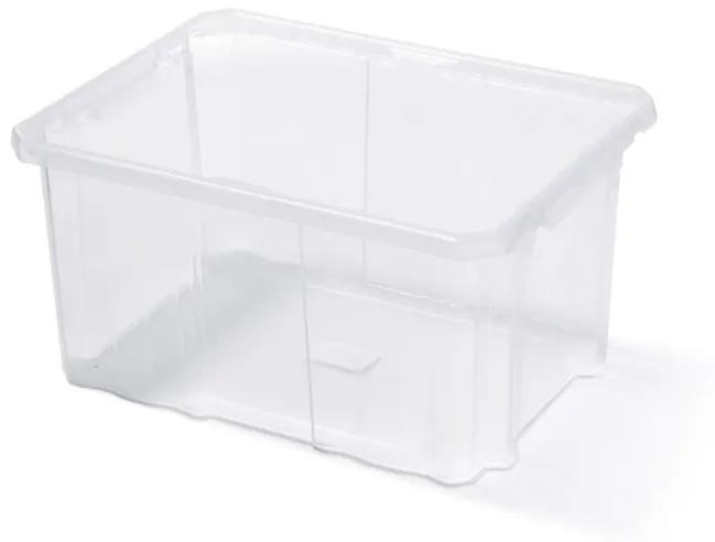 Prosperplast Plastový úložný box Cargobox číry, varianta 45 l
