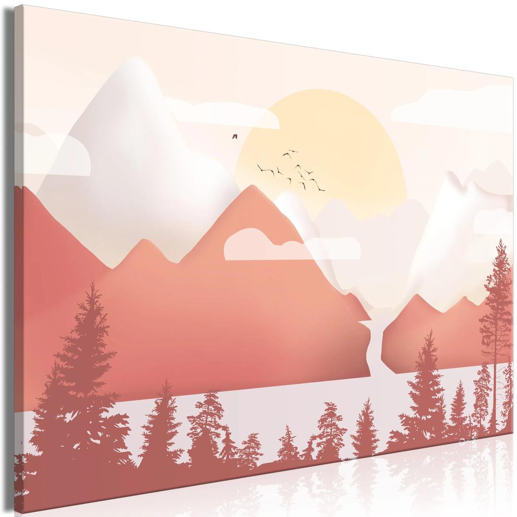 Artgeist Obraz - Landscape at Sunset (1 Part) Wide Veľkosť: 120x80, Verzia: Premium Print