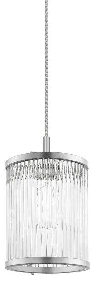 Zuma Line P0528-01F-F4AC - Luster na lanku SERGIO 1xE14/40W/230V chróm