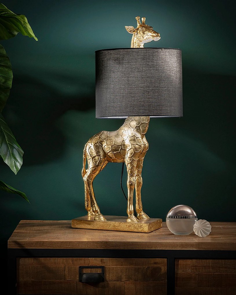 Lampa stolová Gold Giraffe 70cm