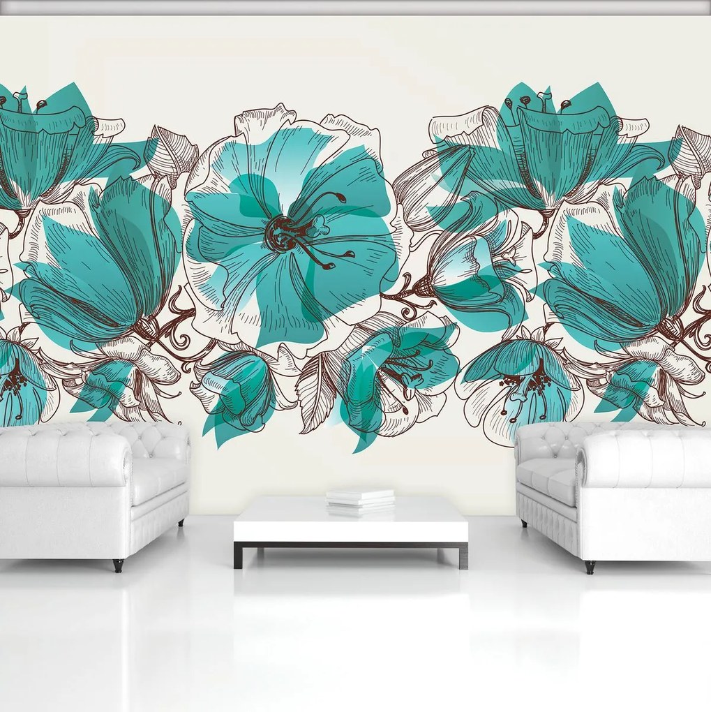 Fototapeta - Kvety (254x184 cm)