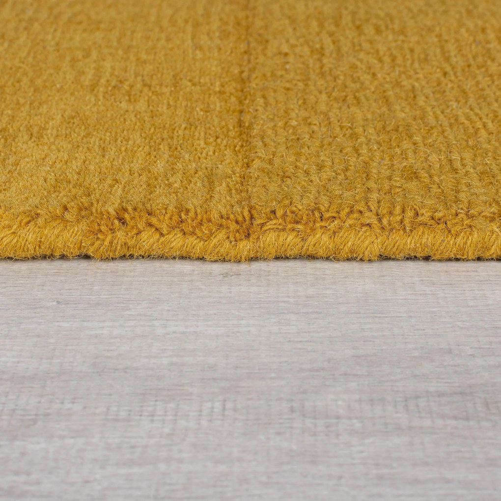 Flair Rugs, Kusový koberec Demi Check Ombre Yellow, 200x290, žltá, obývacia izba