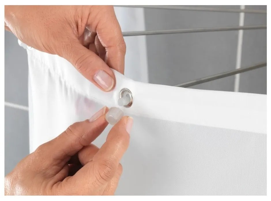 Kruhový držiak na sprchový záves Wenko Shower Umbrella