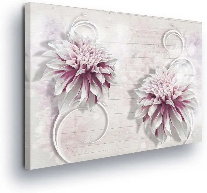 GLIX Obraz na plátne - Magical Purple Flowers II 100x75 cm