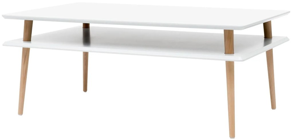 RAGABA Koro konferenčný stôl s vysokou policou, biela