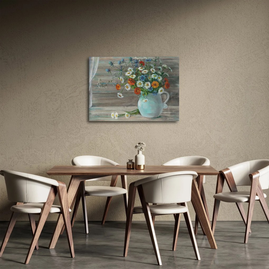 Obraz - Lúčne kvety, olejomaľba (70x50 cm)