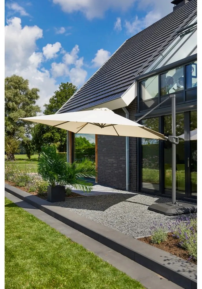 Béžový slnečník 300x300 cm Shadowflex Deluxe – Hartman
