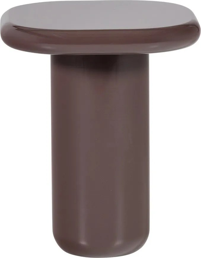 Lesklý odkladací stolík 50x50 cm Zava – WOOOD