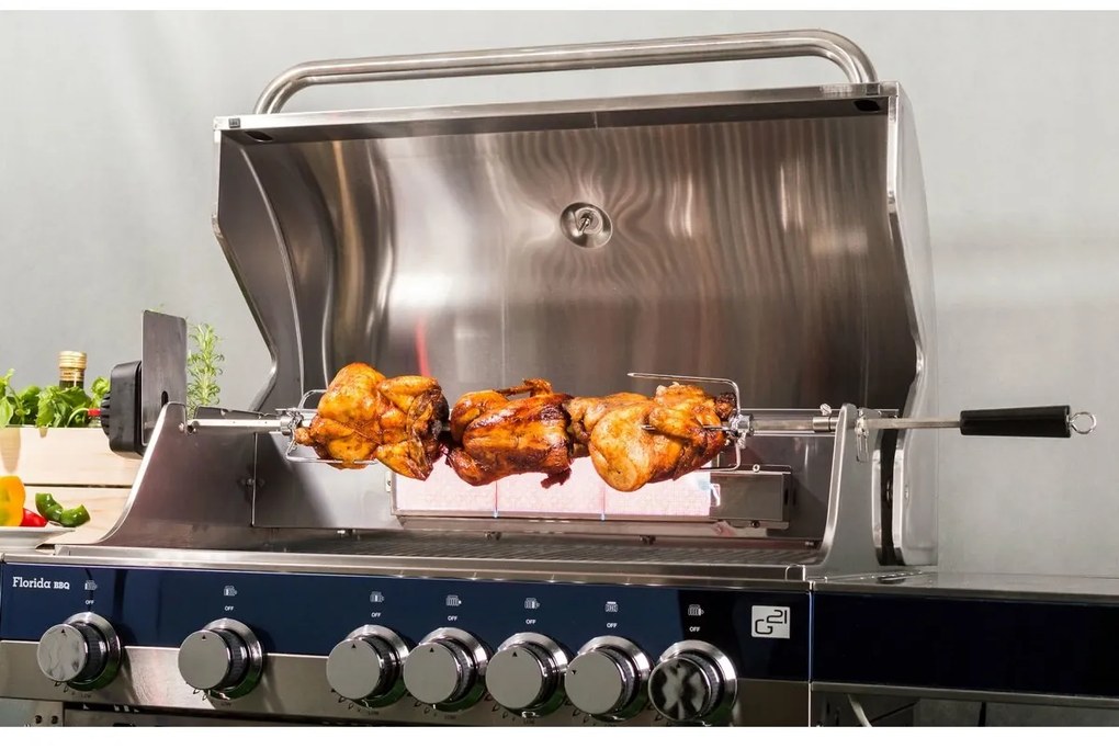 G21 Florida BBQ Premium line plynový gril, 7horákov + regulátor tlaku zdarma