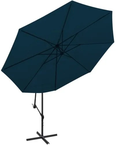 vidaXL Závesný slnečník 3,5 m, modrý-