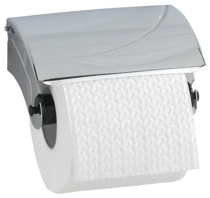 Nástenný držiak s krytom na toaletný papier Wenko Basic
