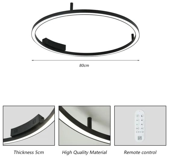 Immax NEO 07246-80 -LED Stmievateľné svietidlo FINO LED/55W/230V 80cm Tuya + DO