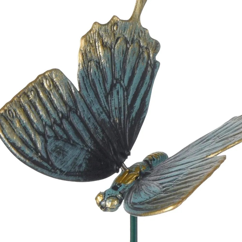 Zapichovacia záhradná dekorácia Butterfly, sada 2ks, 40 cm, plast, viacfarebná