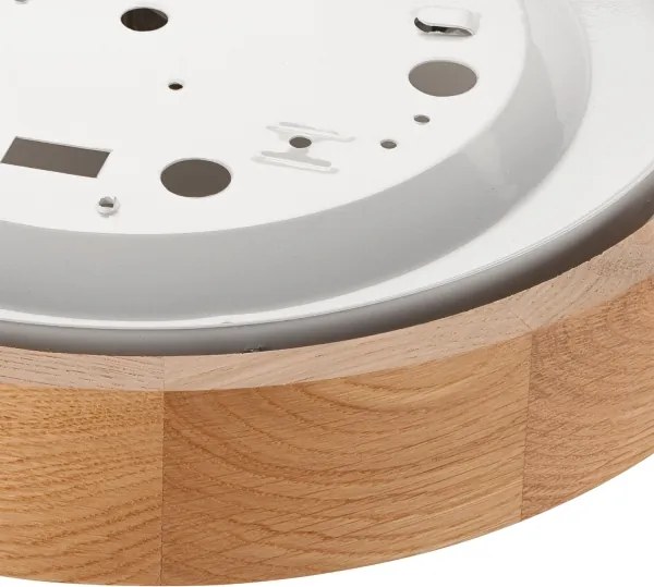 Brilagi - LED RGBW stmievateľné stropné svietidlo CARVALHO 1xE27/15W/230V Wi-Fi dub pr. 27,5