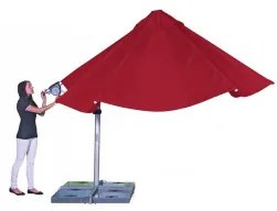 Doppler PROTECT 300x300P - záhradný výkyvný slnečník s bočnou tyčou