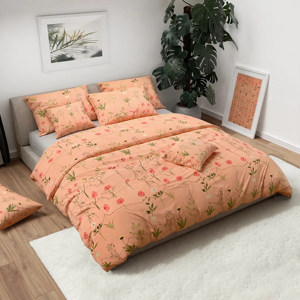 Bavlnené obliečky HERBAR farebné Rozmer obliečky: 2 ks 70 x 90 cm | 200 x 220 cm