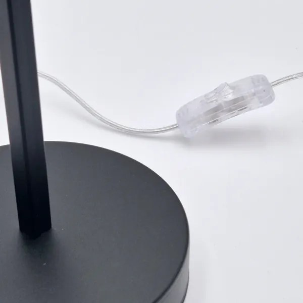 Stolná lampa ASTRID 1xE27/60W/230V matná čierna